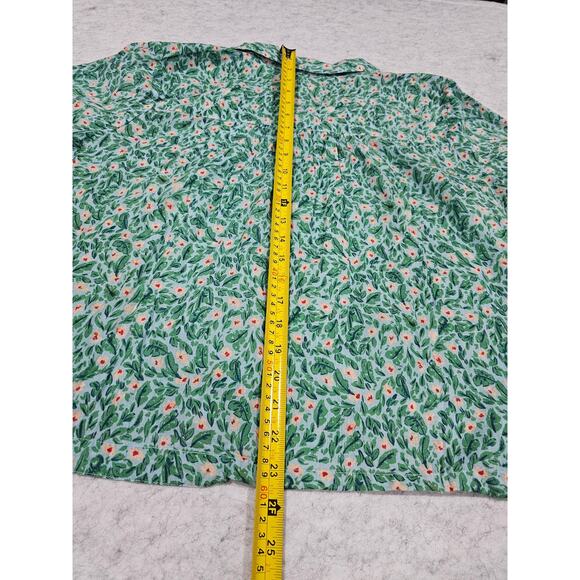 Roller Rabbit Top Blouse, Floral, Button Down, 100% Cotton, Womens Sz M - Picture 6 of 8